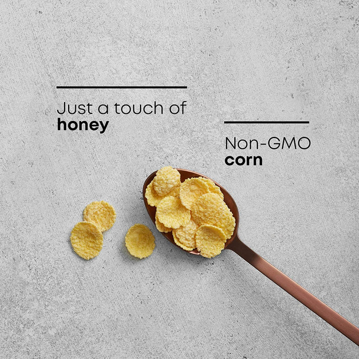 Nature's Path Organic Honey'd Corn Flakes, 6 x 26.4 Oz. - Sweetened with Honey