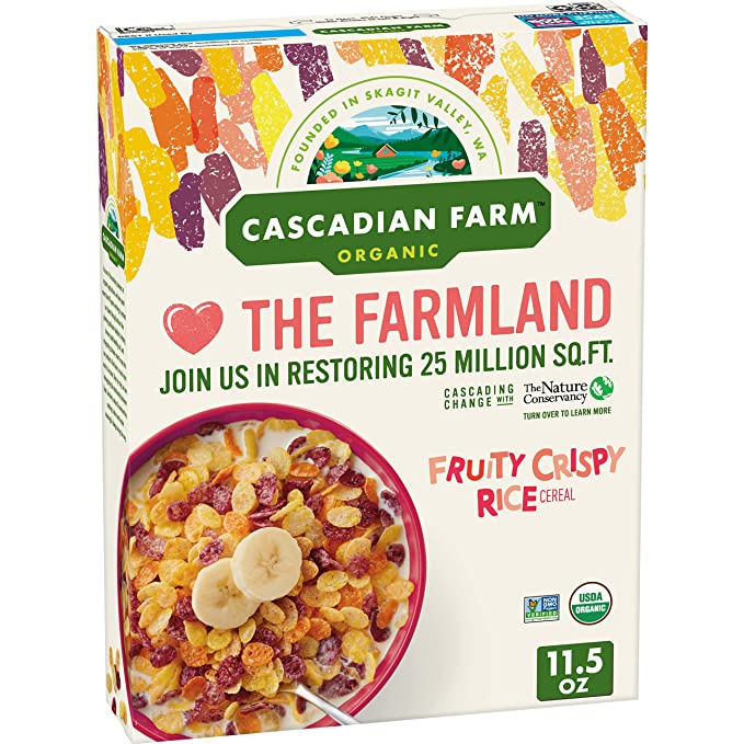 Cascadian Farm - Cereal Fruity Crispy Rice (Pack of 10-11.5 Oz)