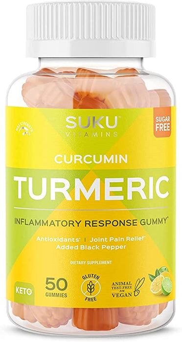 Suku Vitamins Gummy Turmeric Supplement (50)