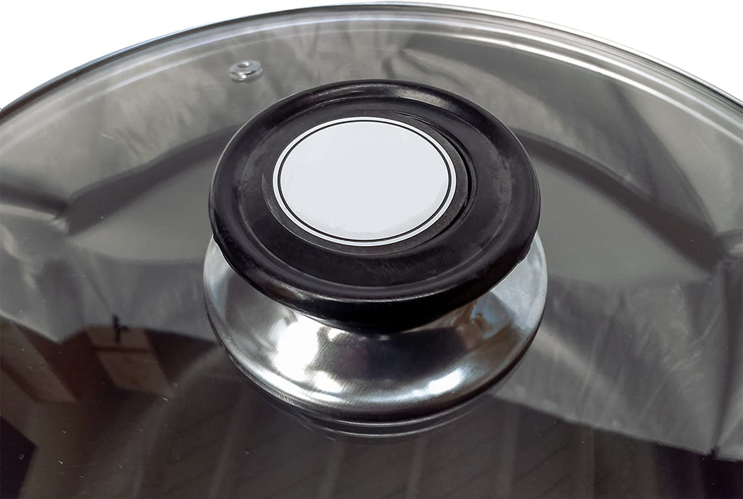 Dutch Oven w/ Glass Lid Heavy Duty Gray 18 qrt