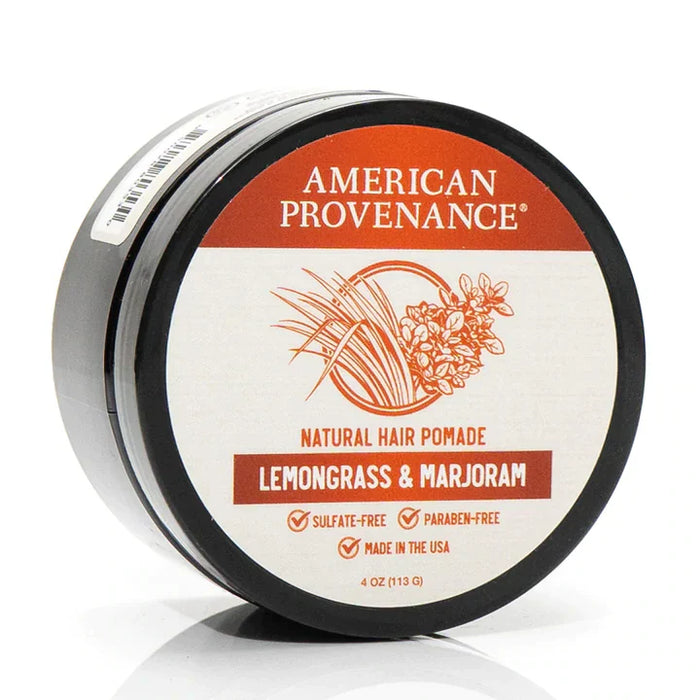 American Provenance Hair Pomade Lemongrass Marjoram  - 4 Oz