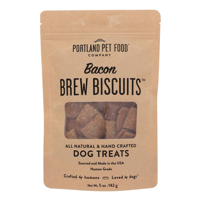 Portland Pet Food Company Bacon Brw Bsct Dog Treats - 5 Oz, 6-Pack