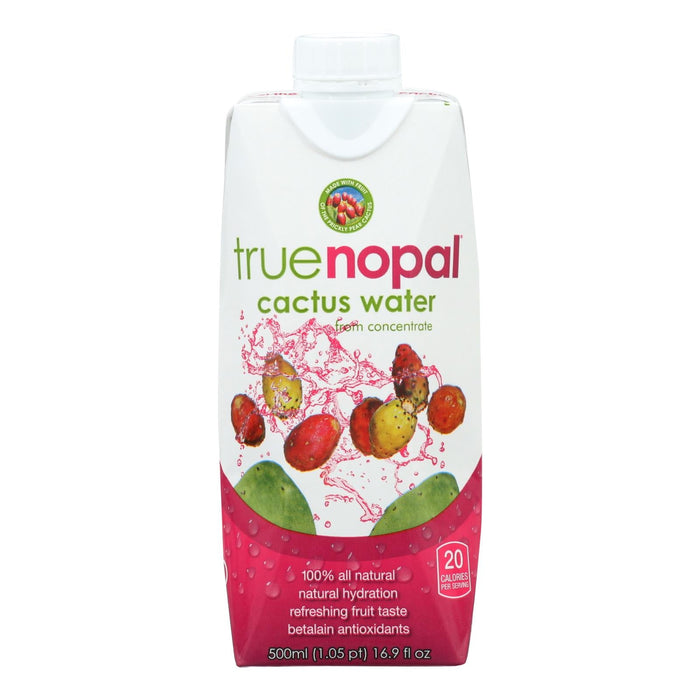 True Nopal Cactus Water - Prickly Pear - 12 Pack - 16.9 Fl Oz Each