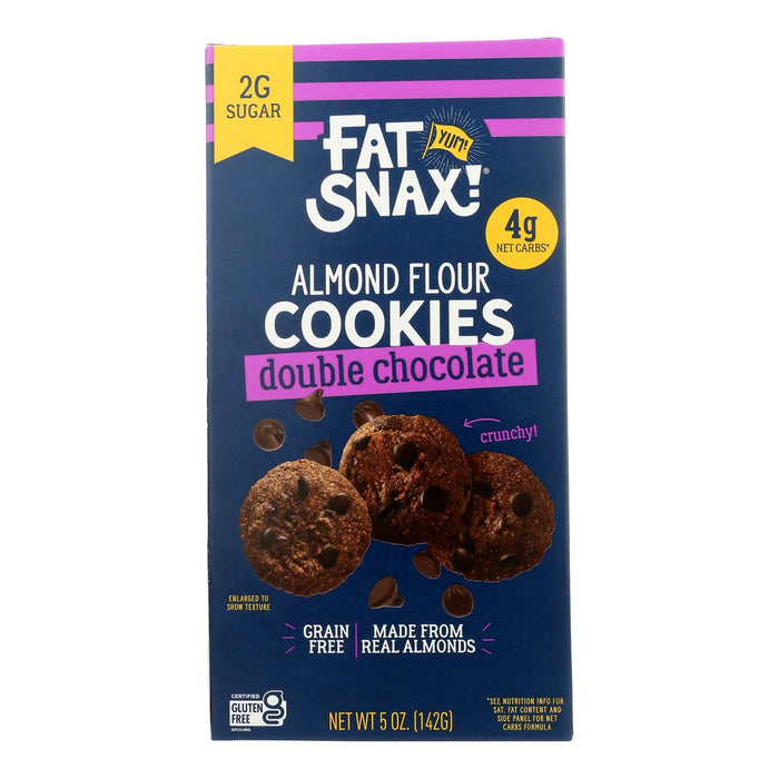 Fat Snax - Cookie Minis Double Chocolate Chip (Pack of 6)