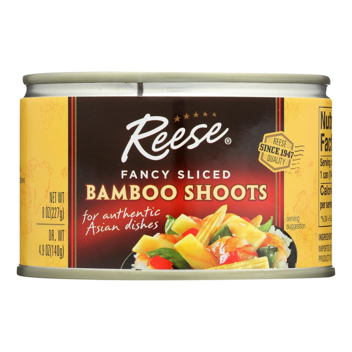 Reese Bamboo Shoots - Sliced, 8 Oz Pack of 24