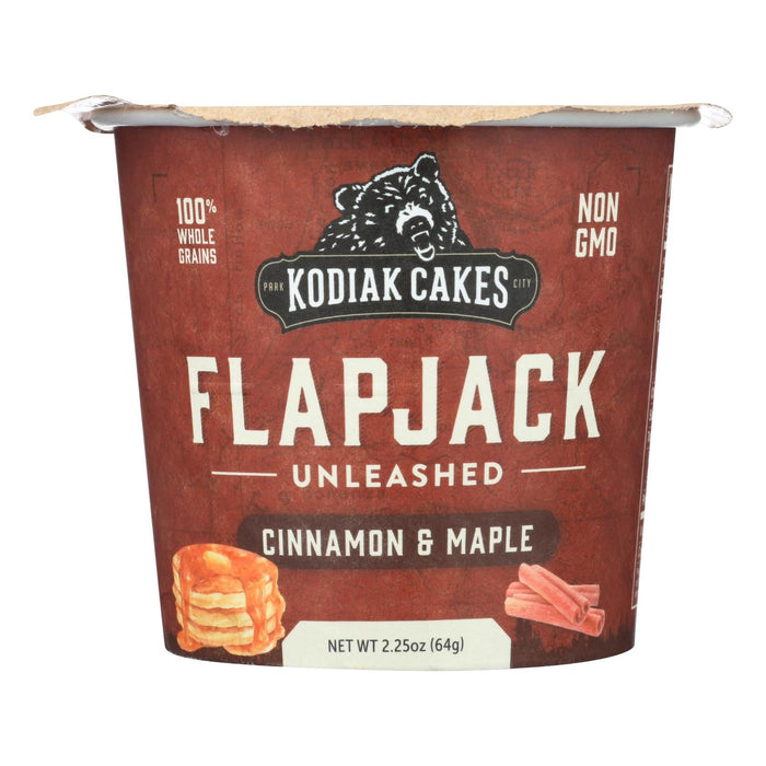 Kodiak Cakes Flapjack On The Go Cinnamon Maple 2.25 Oz (Pack of 12)