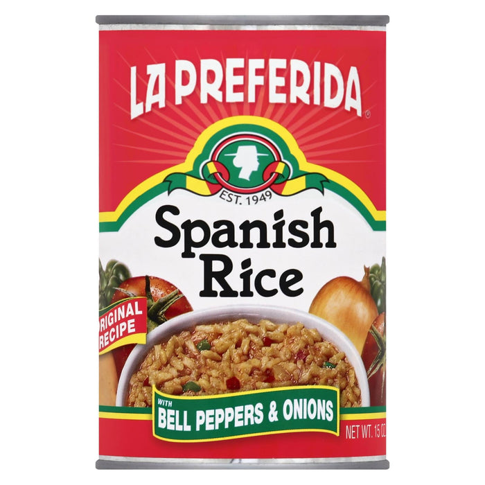 La Preferida Spanish Rice with Bell Peppers & Onions - 12 Pack, 15 Oz Each