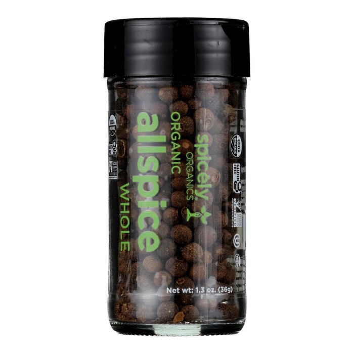 Spicely Organics Organic Whole Allspice Berries - 1.3 Oz.