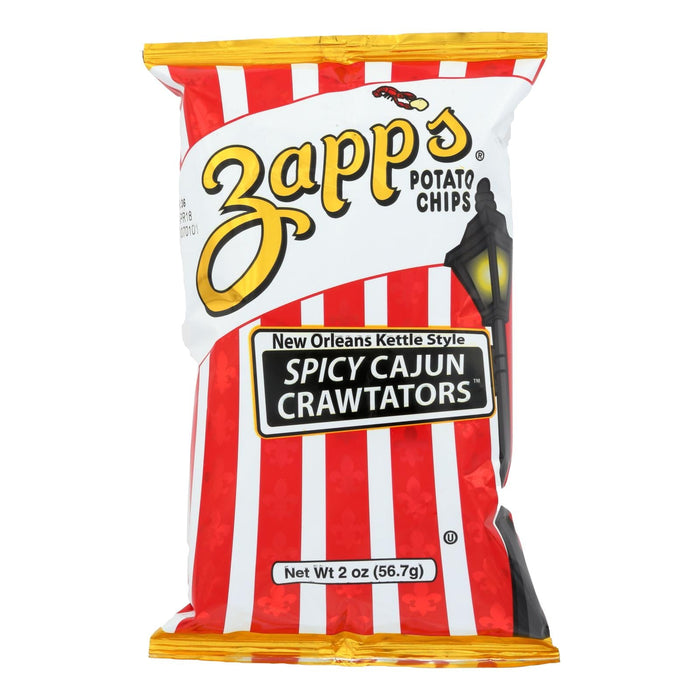 Zapp's Potato Chips (Pack of 25) - Cajun Crawtator Flavor - 2oz