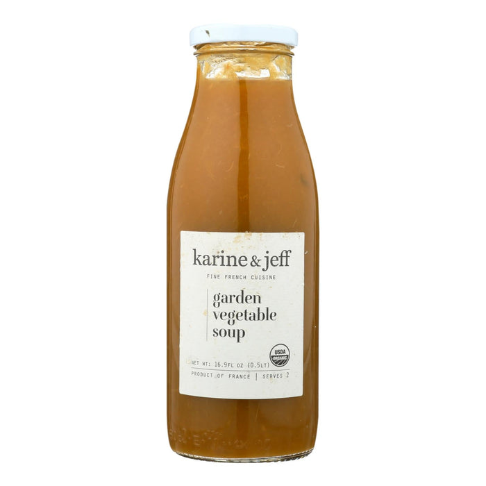 Karine and Jeff Garden Vegetable Soup (Pack of 6 - 16.9 Fl Oz)