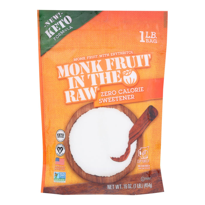 In The Raw Monk Fruit in Raw with Erythritol 8-Pack, 16 Oz. Each