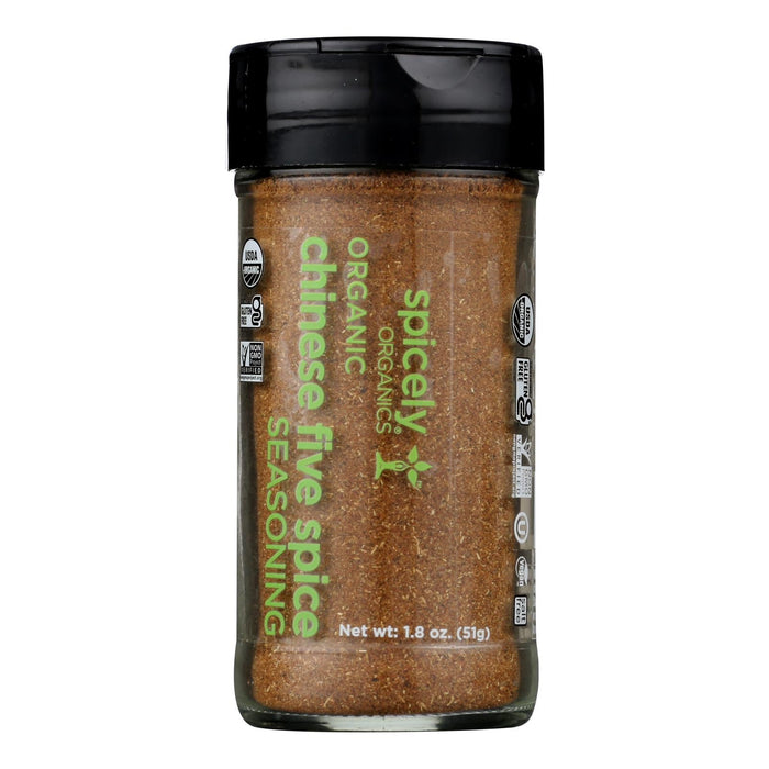 Spicely Organics Chinese Five Spice, Organic - 1.8 Oz. (Pack of 3)