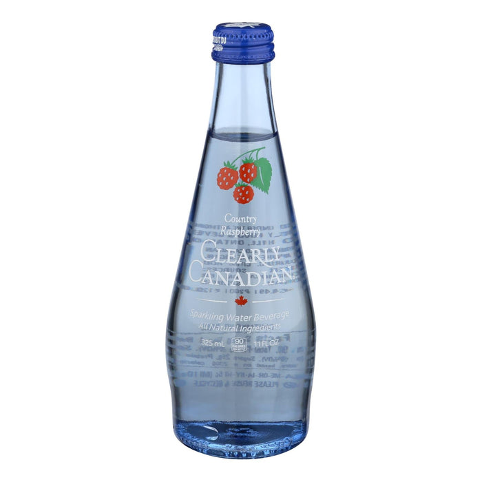 Clearly Canadian Country Raspberry Sparkling Water (Pack of 12)