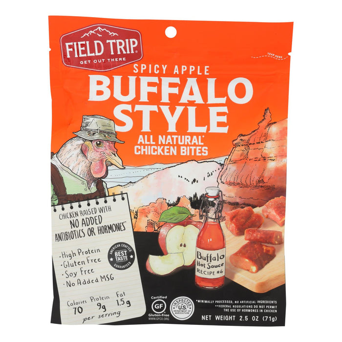 Field Trip (Pack of 9) Chicken Bites Spicy Apple Buff - 2.5 Oz