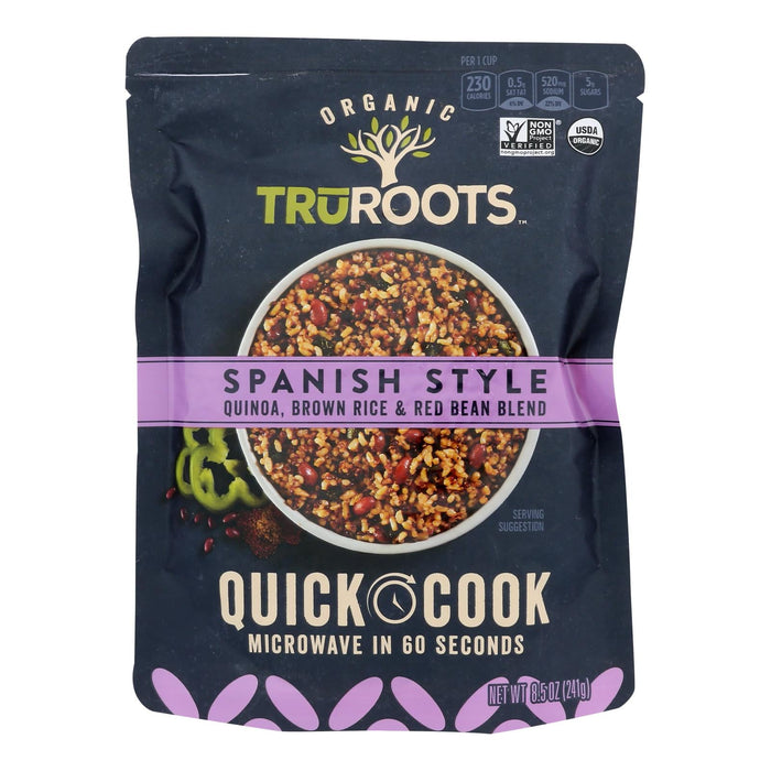 Truroots Organic Quinoa, Brown Rice & Red Bean Blend (Pack of 8) - 8.5 Oz