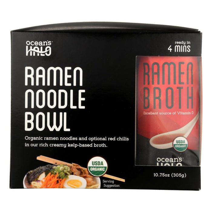 Ocean's Halo Authentic Japanese Style Ramen Noodle Bowl (Pack of 6) 10.75oz