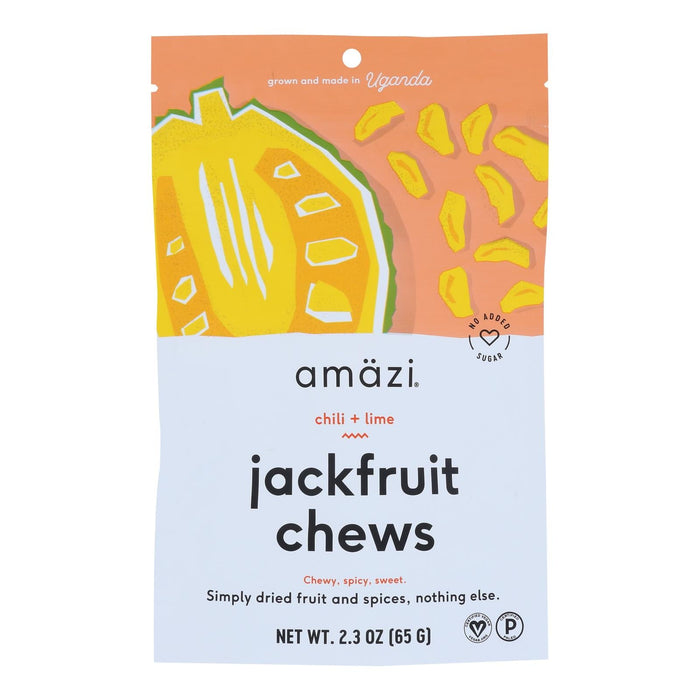 Amazi Foods (Pack of 6) Jackfruit Chws Chili Lime - 2.3 Oz