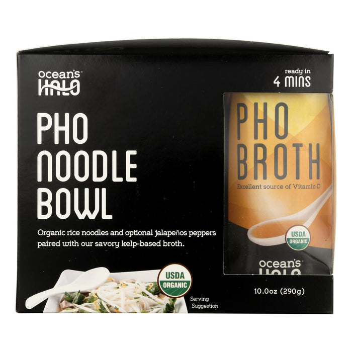 Ocean's Halo Pho Noodle Bowl | 6 Pack, 10 Oz Per Bowl