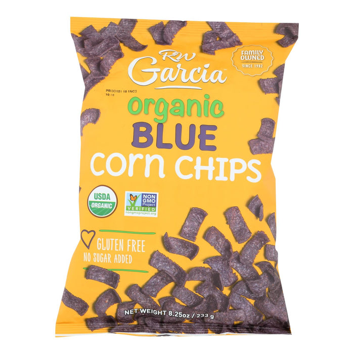 R.W. Garcia Organic Blue Corn Chips (Pack of 12) 8.25 Oz