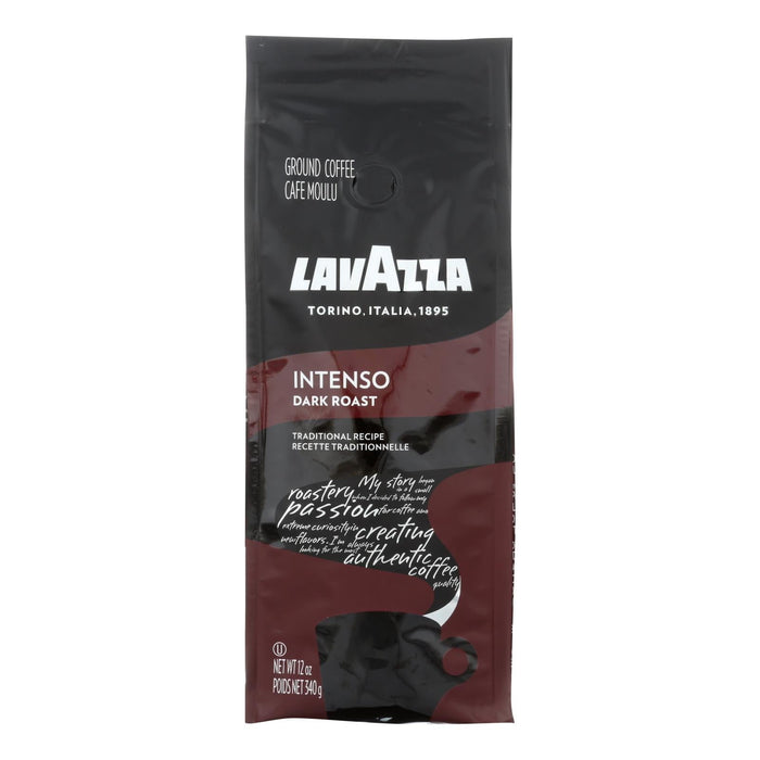 Lavazza Intenso Dark Roast Coffee, 6 x 12 Oz Packages