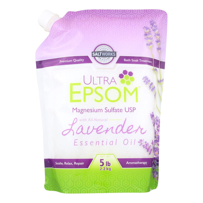 Ultra Epsom  - Lavender Epson Salt - 5 Lb