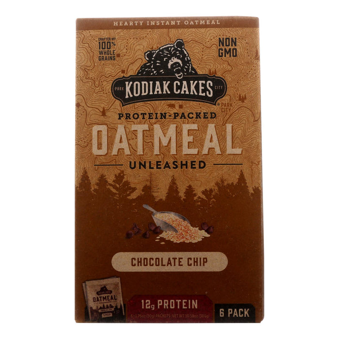 Kodiak Cakes Chocolate Chip Oatmeal (Pack of 6, 1.76 oz. Each)