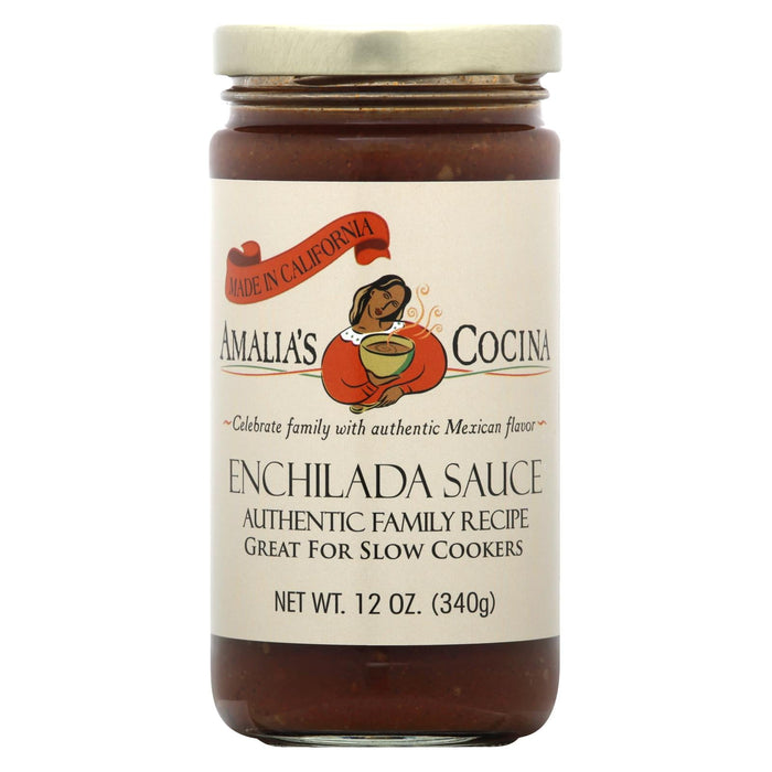 Amalia's Cocina Enchilada Sauce, 12 Pack of 12 Ounces