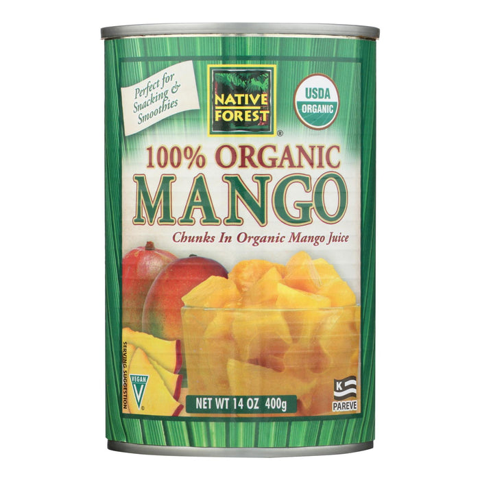 Native Forest Mango Chunks in Juice - Revitalizing Tropical Treat (Pack of 6 - 14 Oz.)