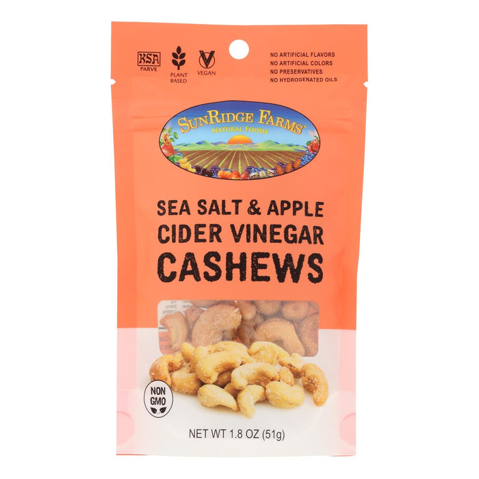 Sunridge Farms Premium Cashews, 8 Pack x 1.8 Oz