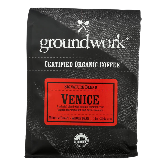 Bags  Groundwork Coffee Organic Venice Blend (Pack of 6-12oz Bags)