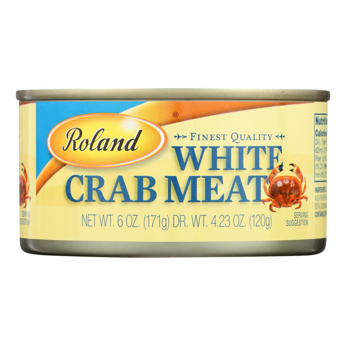 Roland Finest Quality White Crab Meat - 6 Oz. Can