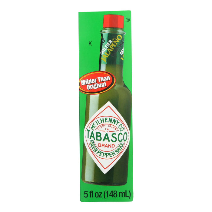 Tabasco Green Pepper Sauce, Spicy Blend of Green Pepper & Cayenne, 5 Oz Bottles, Pack of 12