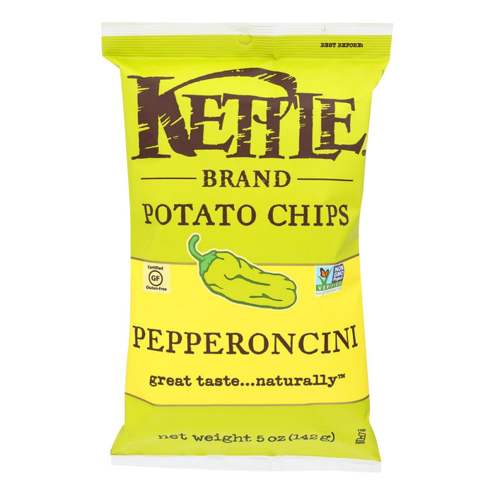 Kettle Brand Pepperoncini Potato Chips - 5 Oz. (Pack of 15)