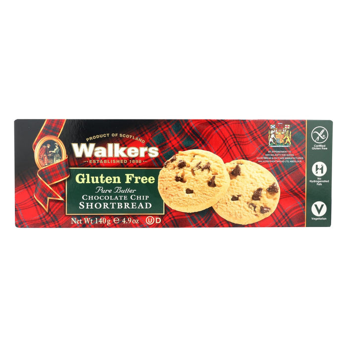 Walkers Shortbread Chocolate Chip Cookies - Pack of 6 - 4.9 Oz Each
