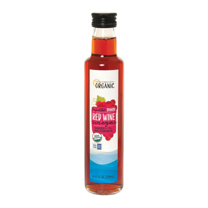 Mediterranean Organic Red Wine Vinegar - 6 - 8.45 Fl Oz
