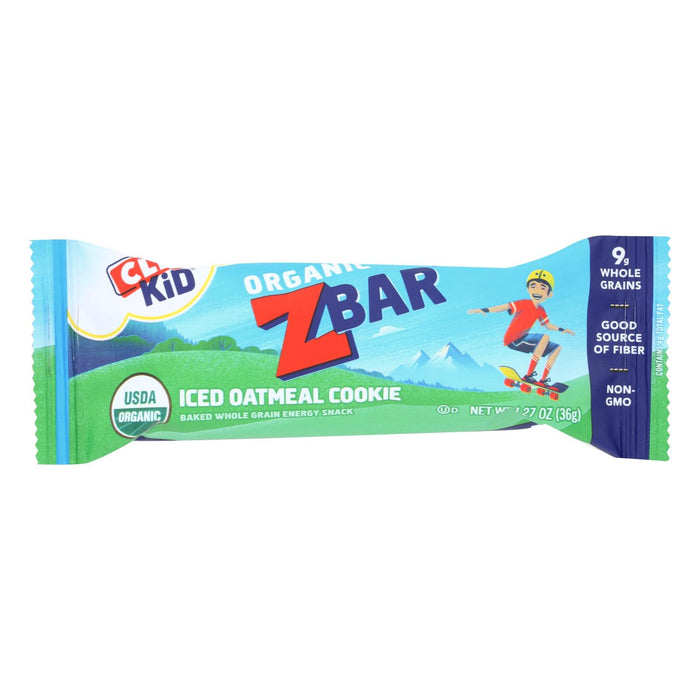 Clif Kid Zbar Organic Iced Oatmeal Cookie Bars (Pack of 18) 1.27oz
