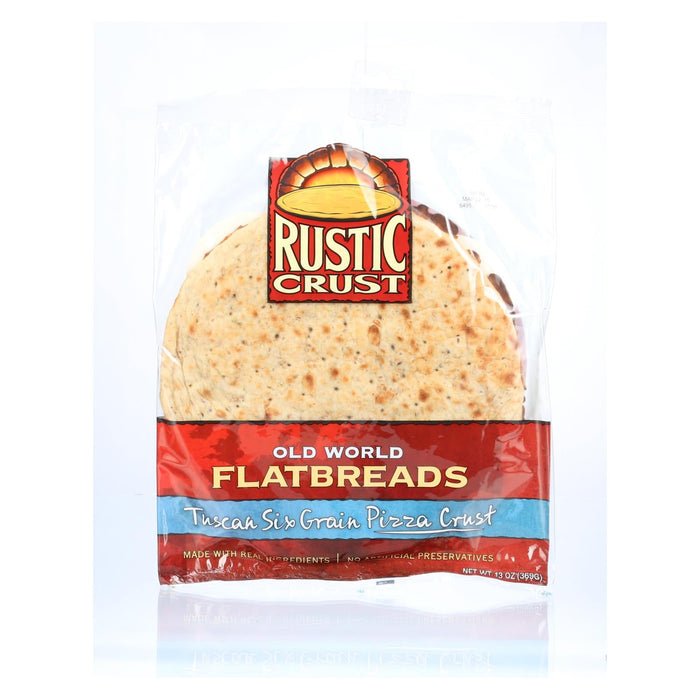 Rustic Crust Tuscan Six Grain Pizza Crust (Pack of 8 - 13 Oz)