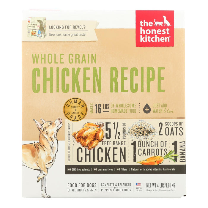 The Honest Kitchen Revel Whole Grain Chicken Dog Food (4 Lbs.)