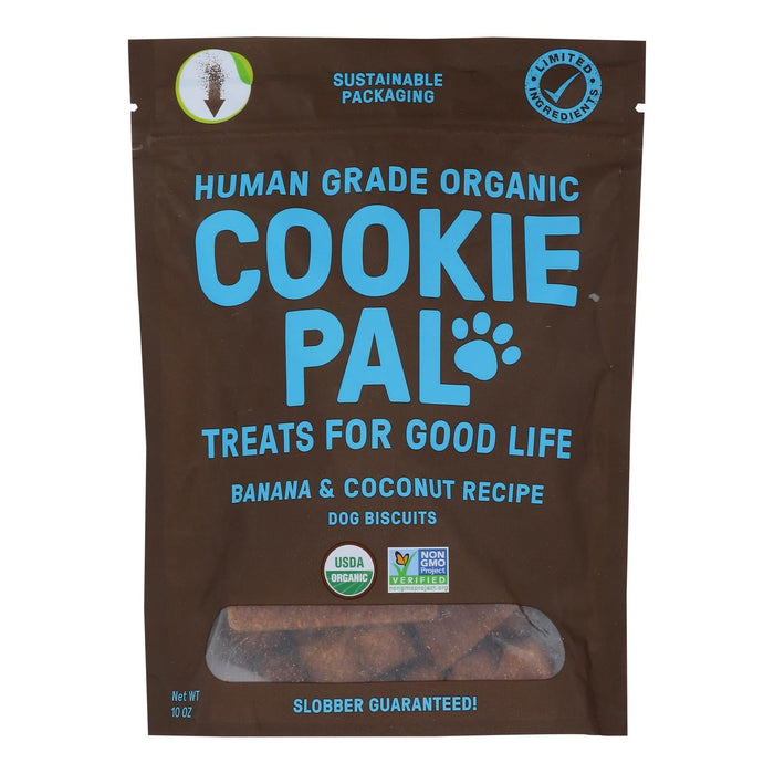 Cookie Pal Dog Treats Ban Coconut, 10oz (Pack of 4)