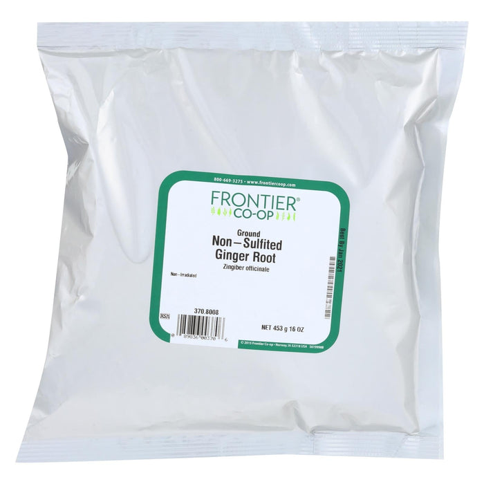 Frontier Herb Ginger Root Powder - 1 lb Ground Bulk