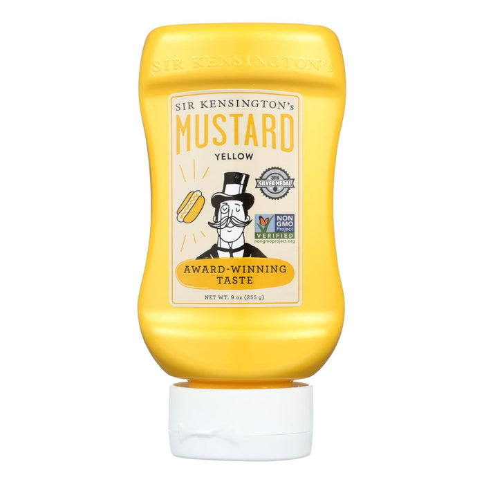 Sir Kensington's 9 Oz Squeeze Bottle Yellow Mustard (Pack of 6)