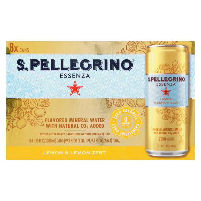S.Pellegrino Flavored Mineral Water, 3-Pack (11.15 oz each)
