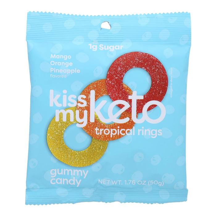 Kiss My Keto Tropical Rings Keto Gummies, 6 Pack, 1.76 Oz