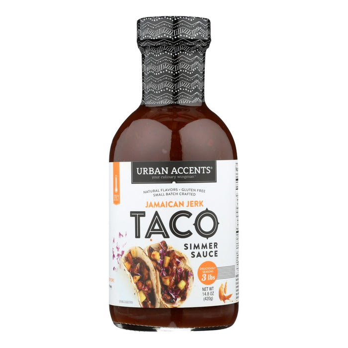 Urban Accents Jamaican Jerk Taco Sauce, 14.8 oz (Pack of 6)