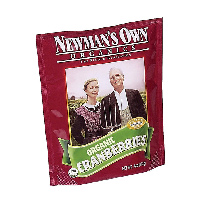 Newman's Own Organic Cranberries and Raisins, 4 Oz Pack of 12