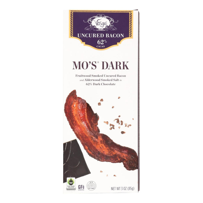 Vosges Haut-Chocolat 62% Cacao Uncured Bacon - Mo's Dark (Pack of 12) 3 Oz