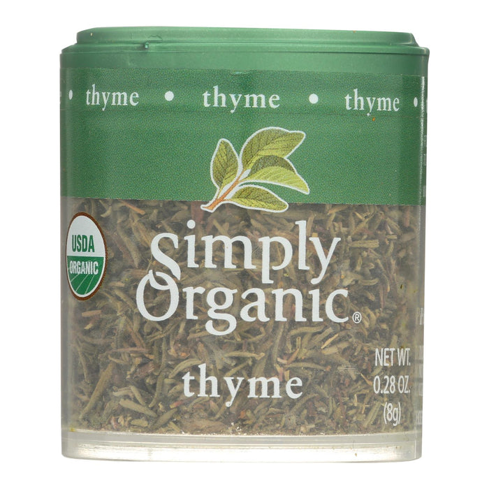 Simply Organic Fancy Grade Thyme Leaf Whole, .28 Oz, Pack of 6