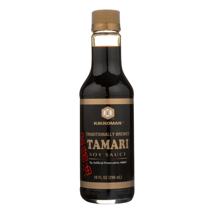 Kikkoman Premium Tamari Gluten-Free Soy Sauce, 10 Oz (Pack of 6)