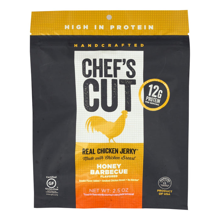 Chef's Cut Jerky - Real Chicken Kentucky Honey BBQ (Pack of 8 - 2.5 Oz)