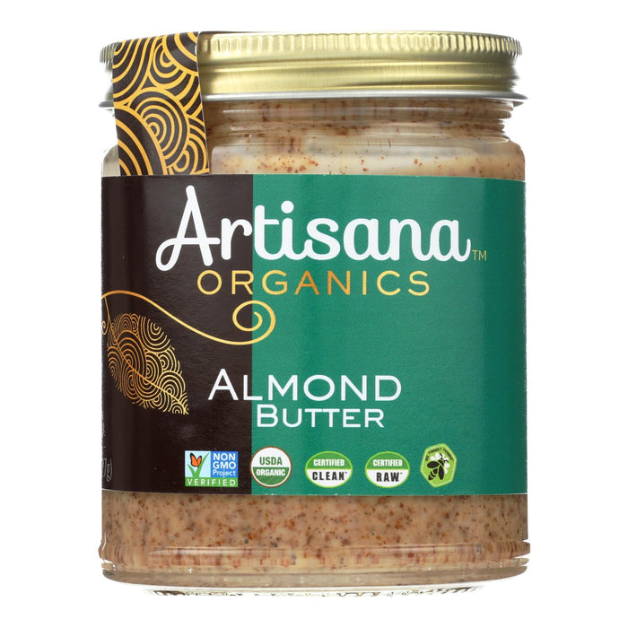 Artisana Organics Almond Butter, 8 Oz Jars (Pack of 6)